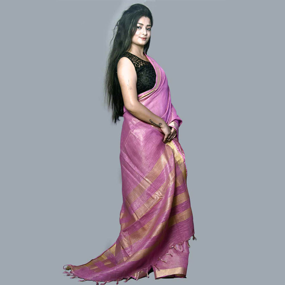 Cotton Tissue Saree - Image 2