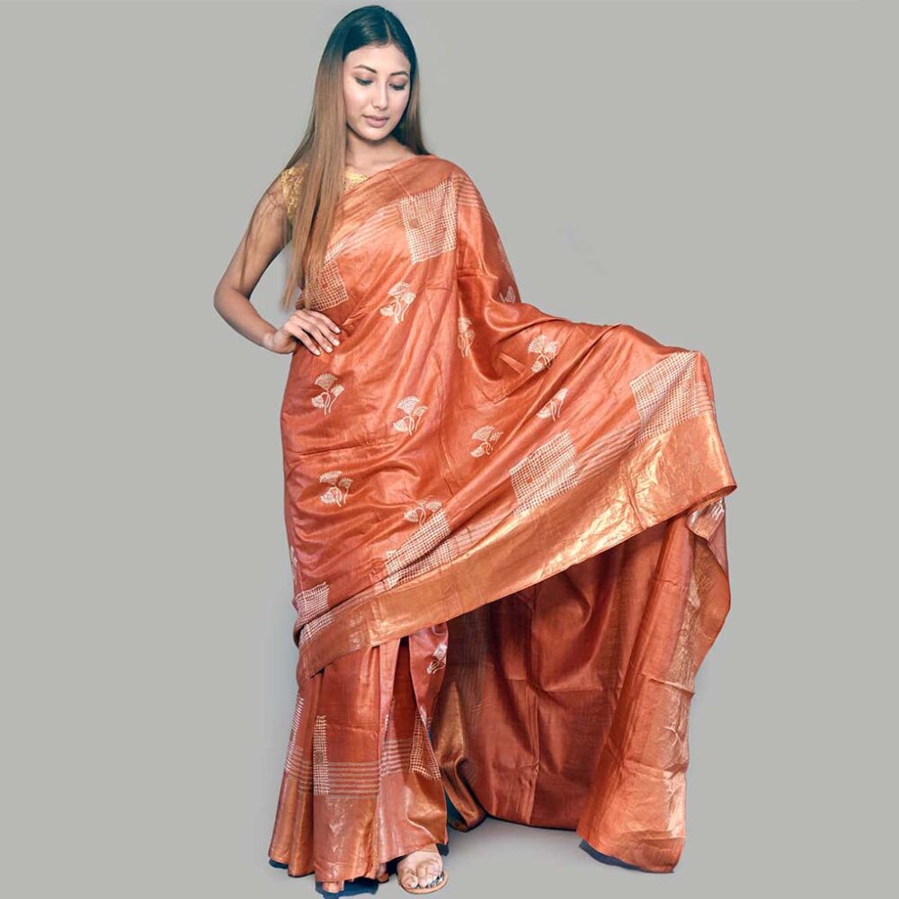 Handloom Silk Tribal Print Saree