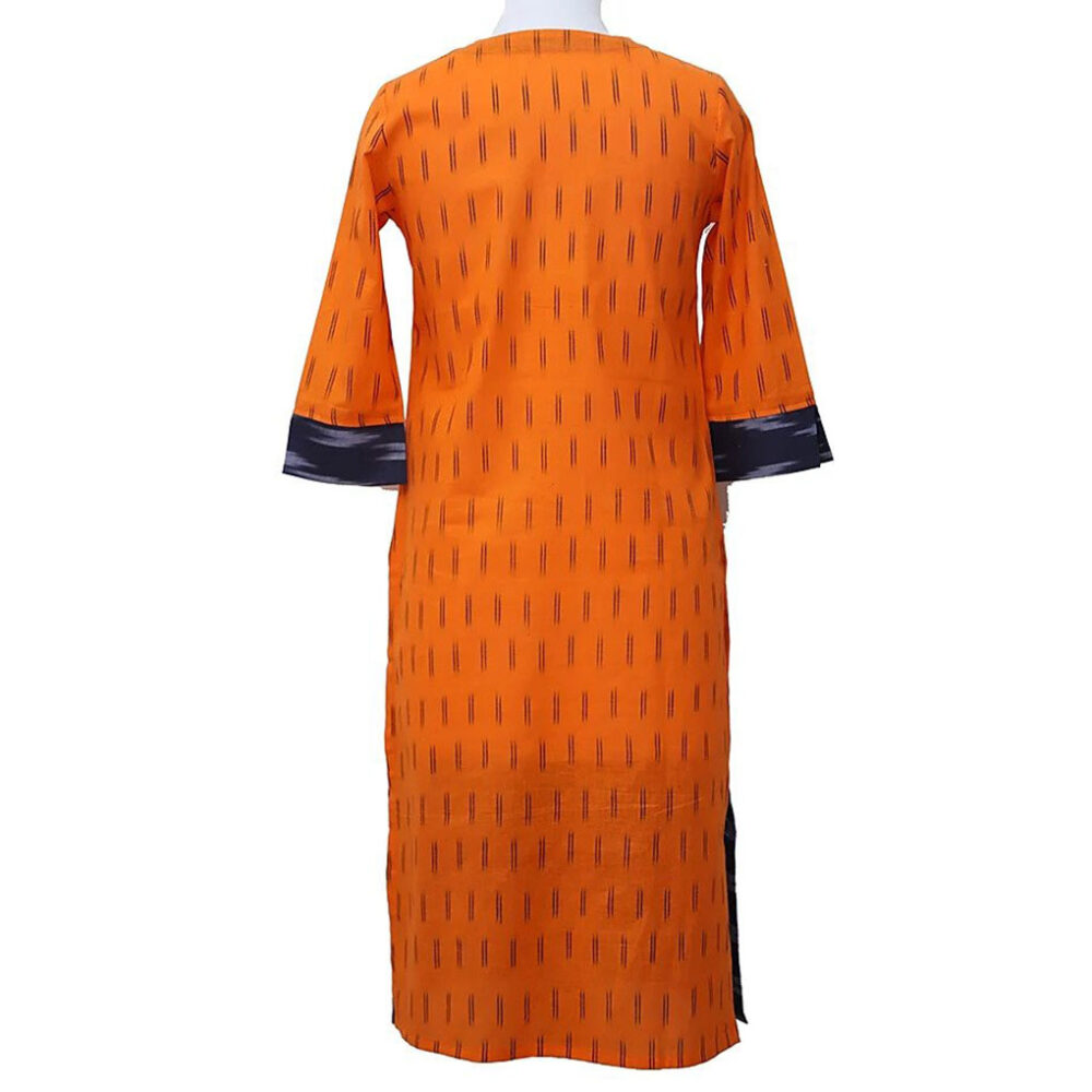 Orange Peel Kurta Set - Image 3