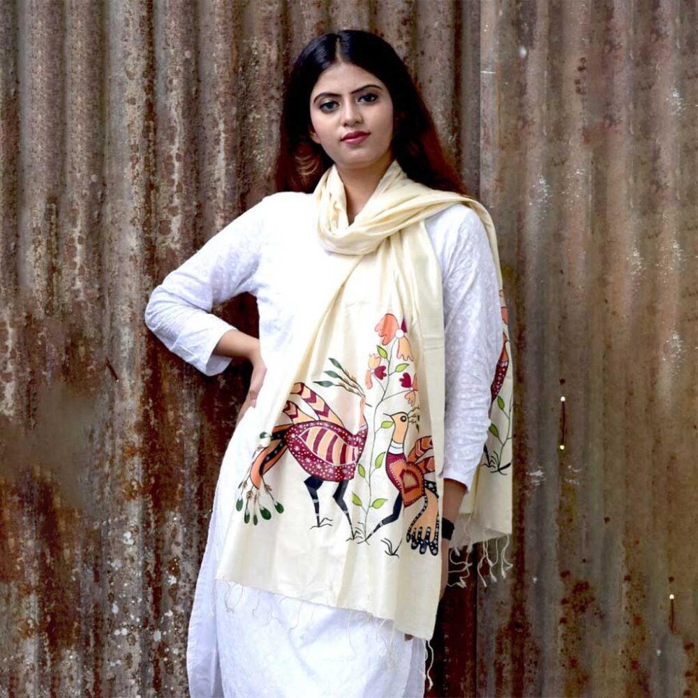 Silk Sohrai Tribal Stole - Image 3